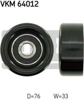 SKF VKM64012 Ролик ремня приводного HYUNDAI H-1/KIA SORENTO 2.5D 02-