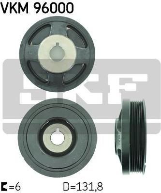 SKF VKM96000 VKM96000_!шкив коленвала Chevrolet Lacetti 1.4/1.6 05>