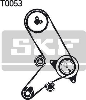 SKF VKMA 02154 комплект ремня грм на FIAT TEMPRA S.W. (159)