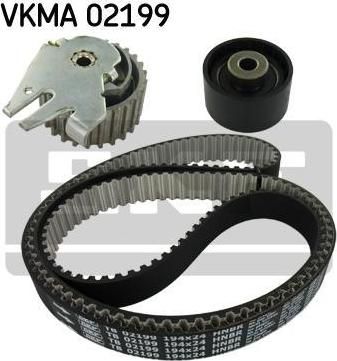 SKF VKMA 02199 комплект ремня грм на FIAT GRANDE PUNTO (199)