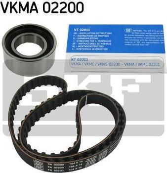 SKF VKMA 02200 комплект ремня грм на FIAT UNO (146A/E)