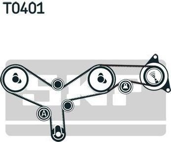 SKF VKMA 03261 комплект ремня грм на LAND ROVER DISCOVERY III (LA_, TAA)