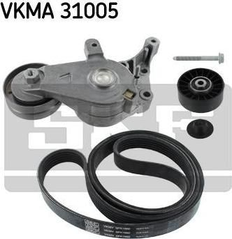 SKF VKMA 31005 поликлиновой ременный комплект на VW BORA универсал (1J6)