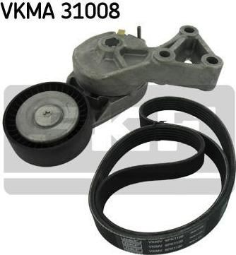 SKF VKMA 31008 поликлиновой ременный комплект на VW GOLF IV (1J1)