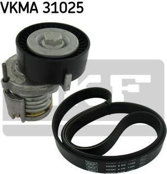 SKF VKMA 31025 поликлиновой ременный комплект на SEAT ALTEA XL (5P5, 5P8)