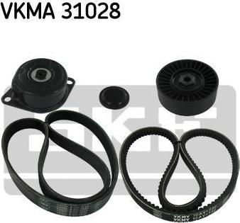 SKF VKMA 31028 поликлиновой ременный комплект на VW GOLF III (1H1)