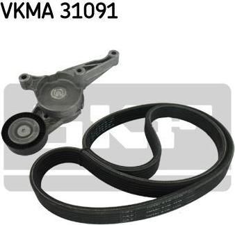 SKF VKMA 31091 Ремень поликлиновой, комплект