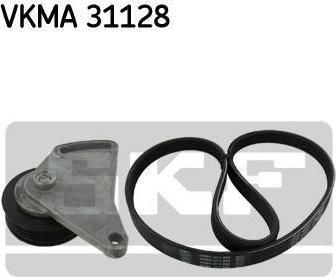 SKF VKMA 31128 поликлиновой ременный комплект на SKODA SUPERB (3U4)