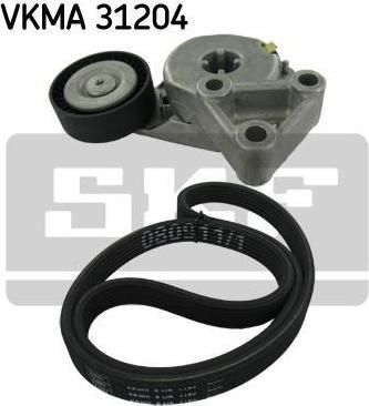 SKF VKMA 31204 поликлиновой ременный комплект на VW MULTIVAN V (7HM, 7HN, 7HF, 7EF, 7EM, 7EN)