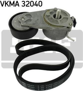 SKF VKMA 32040 поликлиновой ременный комплект на FIAT BRAVO II (198)