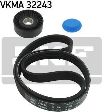 SKF VKMA 32243 поликлиновой ременный комплект на FIAT STILO (192)