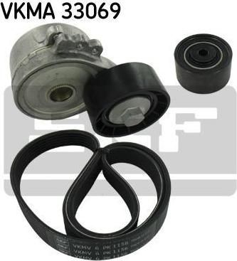SKF VKMA 33069 поликлиновой ременный комплект на PEUGEOT 307 (3A/C)