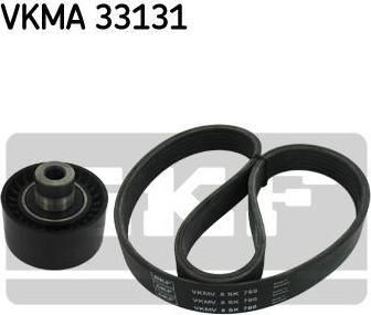 SKF VKMA 33131 поликлиновой ременный комплект на PEUGEOT 207 (WA_, WC_)
