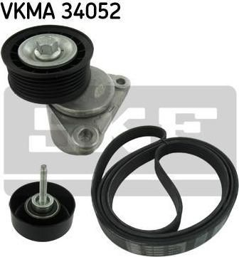 SKF VKMA 34052 поликлиновой ременный комплект на FORD MONDEO III седан (B4Y)