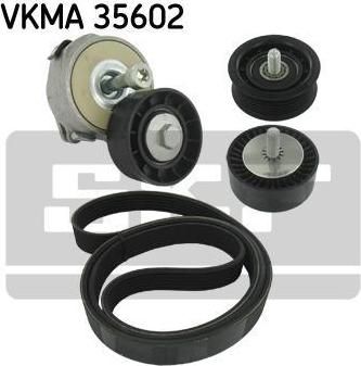 SKF VKMA 35602 поликлиновой ременный комплект на OPEL VECTRA C универсал