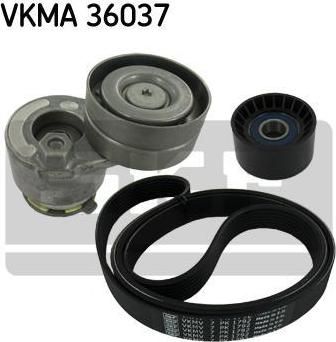 SKF VKMA 36037 поликлиновой ременный комплект на RENAULT LAGUNA II Grandtour (KG0/1_)