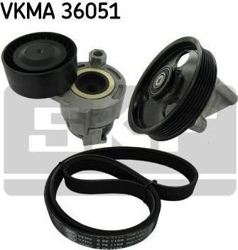SKF VKMA 36051 поликлиновой ременный комплект на RENAULT LOGAN I универсал (KS_)