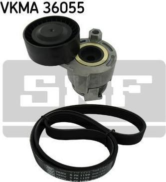 SKF VKMA 36055 Ремень поликлиновой, комплект