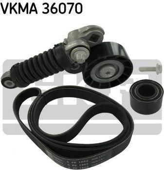 SKF VKMA 36070 поликлиновой ременный комплект на RENAULT CLIO II (BB0/1/2_, CB0/1/2_)