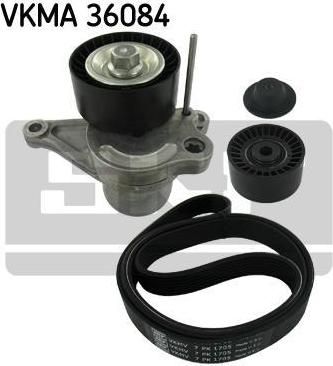 SKF VKMA 36084 поликлиновой ременный комплект на NISSAN QASHQAI / QASHQAI +2 (J10, JJ10)