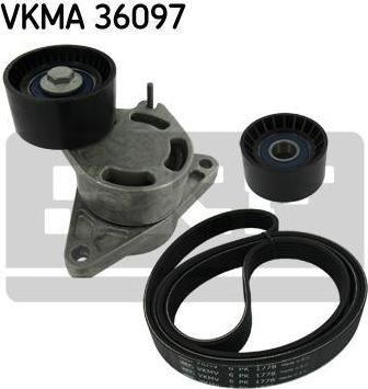 SKF VKMA 36097 поликлиновой ременный комплект на RENAULT LAGUNA II Grandtour (KG0/1_)