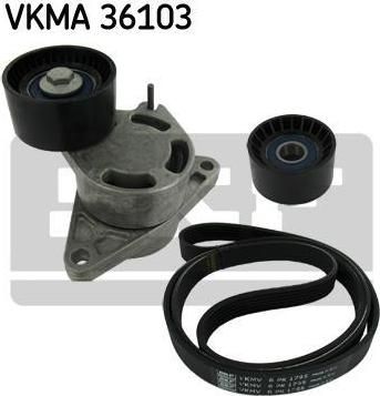 SKF VKMA 36103 поликлиновой ременный комплект на RENAULT MASTER II фургон (FD)