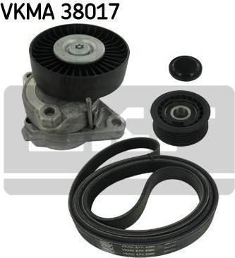 SKF VKMA 38017 поликлиновой ременный комплект на MERCEDES-BENZ C-CLASS универсал (S202)