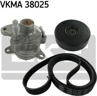 SKF VKMA 38025 поликлиновой ременный комплект на MERCEDES-BENZ CLK (C208)