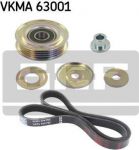 SKF VKMA 63001 поликлиновой ременный комплект на HONDA CIVIC VI Fastback (MA, MB)
