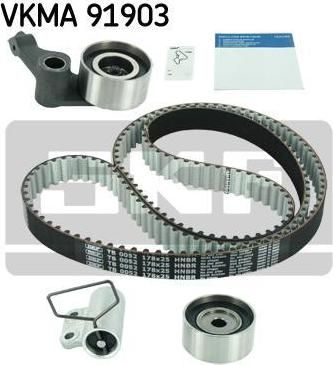 SKF VKMA 91903 комплект ремня грм на TOYOTA COROLLA Liftback (_E11_)