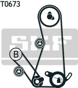 SKF VKMA 95015 комплект ремня грм на HYUNDAI SONATA II (Y-2)