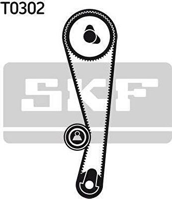 SKF VKMA 95619 комплект ремня грм на HYUNDAI S COUPE (SLC)