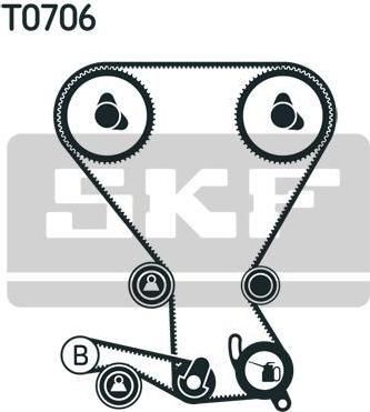 SKF VKMA 95674 комплект ремня грм на MITSUBISHI LANCER VI (CJ-CP_)