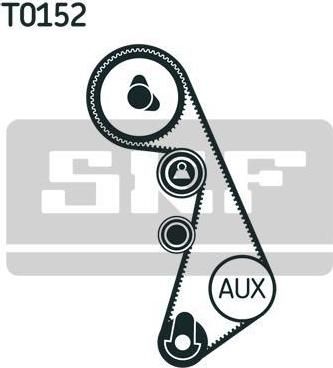 SKF VKMA01008 Комплект ремня ГРМ AUDI A4/A6/VW PASSAT B5 1.8 20V