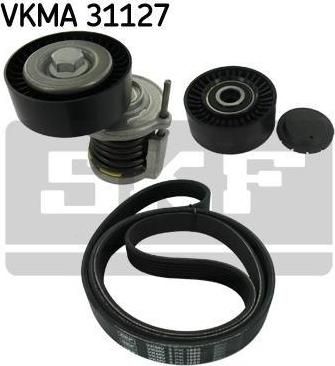 SKF VKMA31127 Комплект приводной системы AUDI A4 (8K2) / A4 Avant (8K5), A4 Allroad, A5, A6 (4F2) / A6 Avant (4F5), Q5 2.0TDI 07-> (6PK1583)