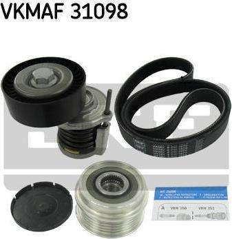 SKF VKMAF 31098 поликлиновой ременный комплект на SKODA FABIA