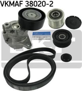 SKF VKMAF 38020-2 поликлиновой ременный комплект на MERCEDES-BENZ C-CLASS универсал (S202)