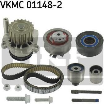 SKF VKMC 01148-2 Комплект ремня ГРМ VAG 1.6TDI-2.0TDI 08- (с помпой)