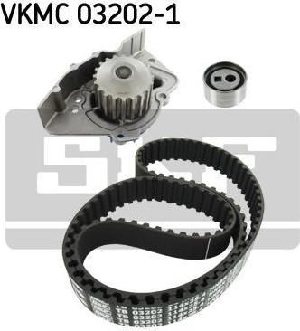 SKF VKMC 03202-1 водяной насос + комплект зубчатого ремня на FIAT DUCATO фургон (244)