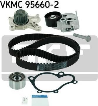 SKF VKMC 95660-2 Насос водяной с комплектом ремня ГРМ