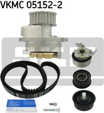 SKF VKMC05152-2 Комплект ремня ГРМ OPEL ASTRA/ZAFIRA 1.8 16V 98- (с помпой)