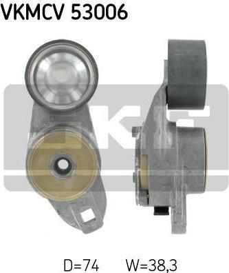 SKF VKMCV53006 Натяжитель ремня вентилятора RENAULT Magnum DXi13, Volvo_FH13/FM13