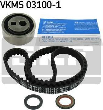 SKF VKMS 03100-1 комплект ремня грм на PEUGEOT 306 (7B, N3, N5)