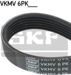 SKF VKMV6PK2155 Ремень поликлиновой (6PK2155) ALFA 159 3.2JTS 05-. MB S-Class (W140) 3.5 Turbo-D 93-98. (W124) 3.0D 89-93. VAG LT 28-35 II 2.5TDI/SDI 96- (6PK2155)