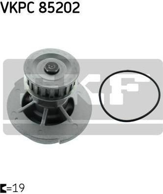 SKF VKPC 85202 водяной насос на OPEL KADETT E Combo (38_, 48_)