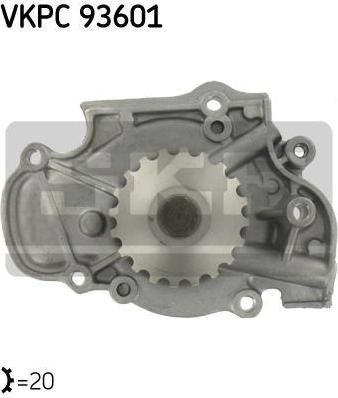 SKF VKPC 93601 водяной насос на HONDA ACCORD IV (CB)