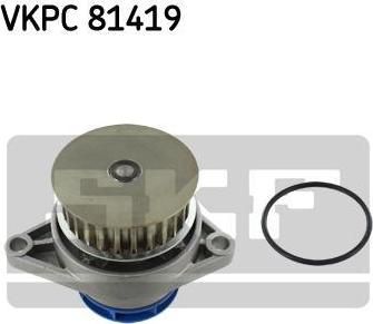 SKF VKPC81419 Насос водяной VAG A3/GOLF/BORA/POLO 1.6L 16V 1998=> (65475)