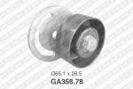 SNR GA358.78 натяжной ролик, поликлиновой ремень на FIAT MAREA (185)
