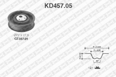 SNR KD457.05 комплект ремня грм на SEAT CORDOBA Vario (6K5)