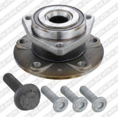 SNR R154.61 Ступица с подшипником передняя AD A3/VW Golf V/VI/Caddy 06-> (1K0498621)